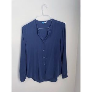 Equipment Femme Silk Button Down Shirt Long Sleeve XS